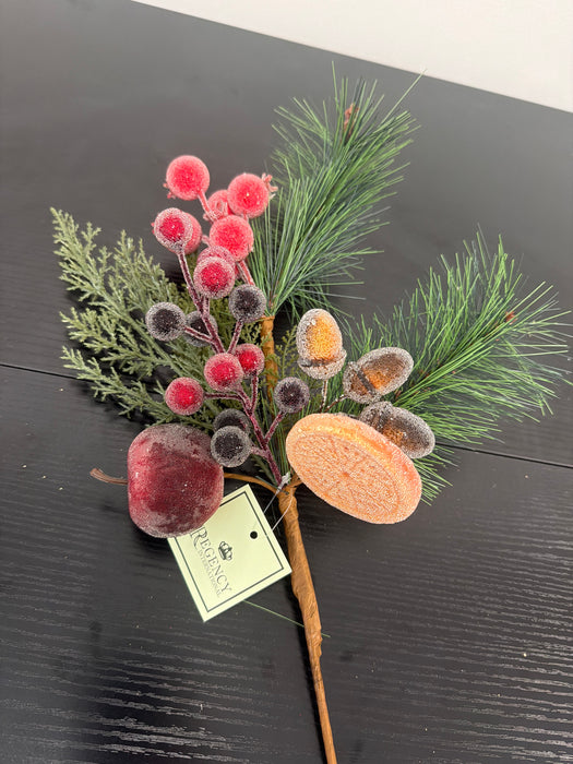 16" Beaded Fruit Pick MTX78503-DELA