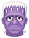 10’’Lx7.25’’H Metal/Embossed Frankenstein Purple/White MD1397A8 Sign