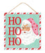 10’Sq Ho Retro Santa Sign Bright Red/Mint/Pnk/White Ap8921