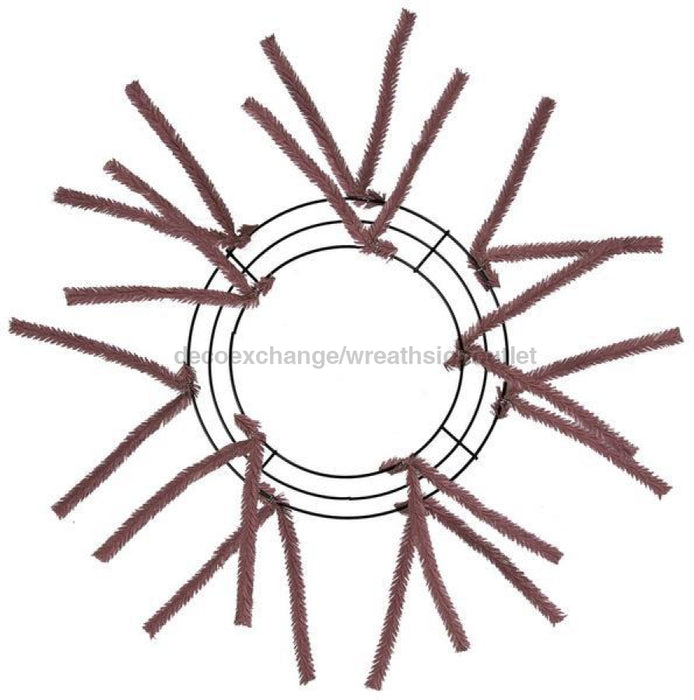 10"Wire, 20"Oad Pencil Work Wreath X12 Ties,Chocolate XX167840 - DecoExchange