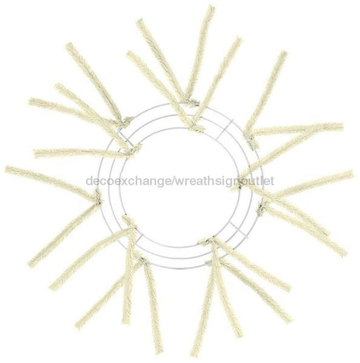 10"Wire, 20"Oad Pencil Work Wreath X12 Ties, Cream XX167839 - DecoExchange