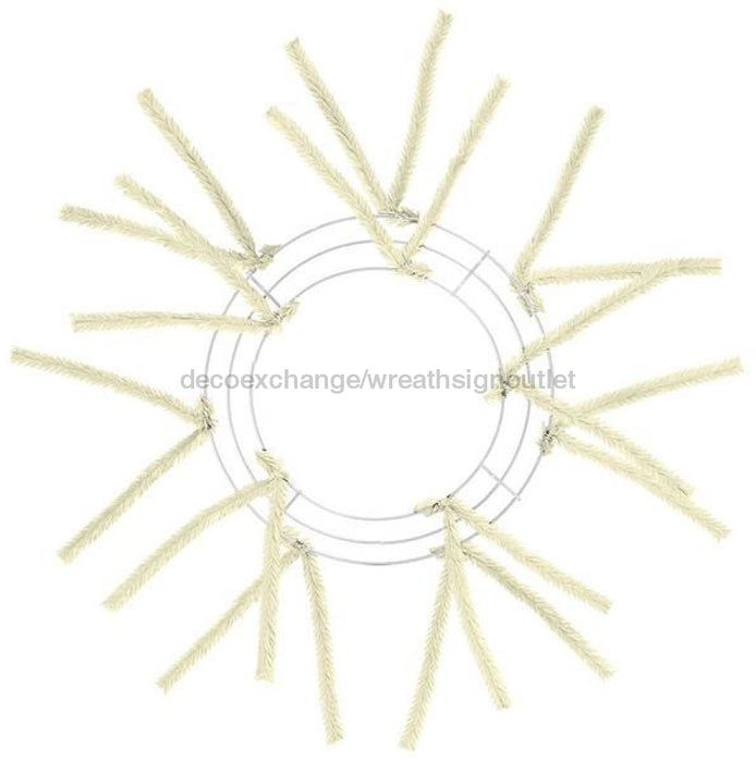 10"Wire, 20"Oad Pencil Work Wreath X12 Ties, Cream XX167839 - DecoExchange