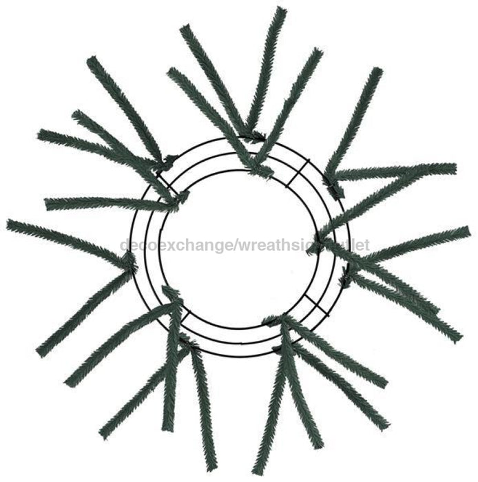 10"Wire, 20"Oad Pencil Work Wreath X12 Ties, Tt Green XX167760 - DecoExchange