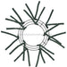 10"Wire, 20"Oad Pencil Work Wreath X12 Ties, Tt Green XX167760 - DecoExchange