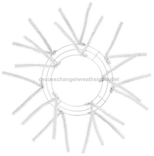 10"Wire, 20"Oad Pencil Work Wreath X12 Ties, White XX167827 - DecoExchange