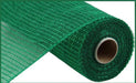 10"X10Yd Horizontal Wide Stripe Mesh Emerald Green RE890006 - DecoExchange®