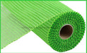 10X10Yd Horizontal Wide Stripe Mesh Lime Green Re890068