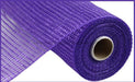 10"X10Yd Horizontal Wide Stripe Mesh Purple RE890023 - DecoExchange®