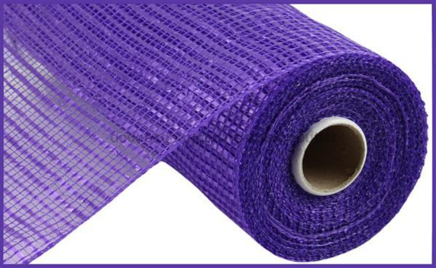 10"X10Yd Horizontal Wide Stripe Mesh Purple RE890023 - DecoExchange®