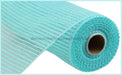 10’X10Yd Horizontal Wide Stripe Mesh Robin Egg Blue Re8900E3
