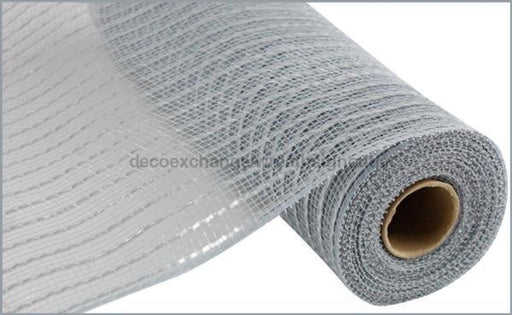 10"X10Yd Matte Wide Foil Mesh Grey/Matte Silver RY850099 - DecoExchange