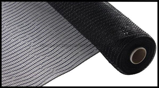 10"X10Yd Wide Foil Mesh Black W/Black Foil RE136602 - DecoExchange®