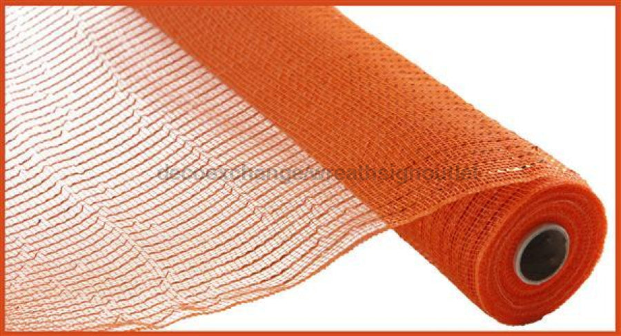 10"X10Yd Wide Foil Mesh Orange W/Orange Foil RE136620 - DecoExchange®