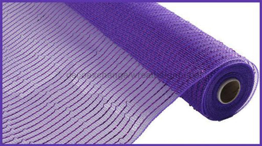 10"X10Yd Wide Foil Mesh Purple W/Purple Foil RE136623 - DecoExchange®