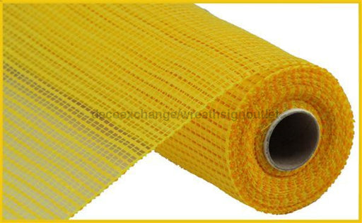 10"X10Yd Wide Strip Mesh Yellow RE890029 - DecoExchange