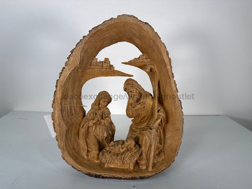 10X3.3X11 Nativity In Log AS3322-BRN Base