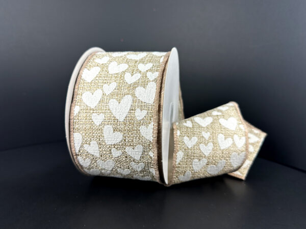 Tan Tweed/Red Benson Hrts, 2.5"X10Y 11503-40-15