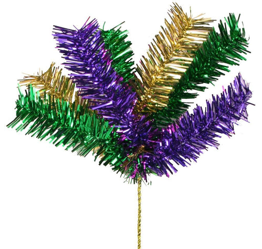 12" Fancy Spray X7, Mardi Gras XX7171 Bundle of 12 - DecoExchange