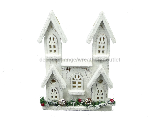 12’’ House 10 Led Lights 84014Wt Base