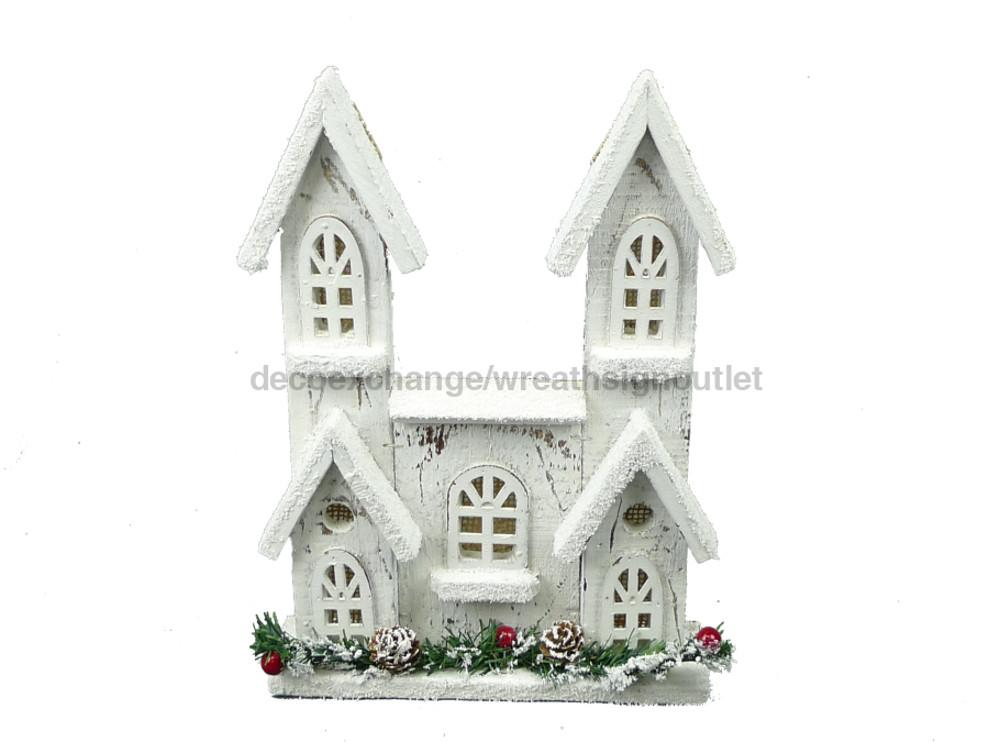 12’’ House 10 Led Lights 84014Wt Base