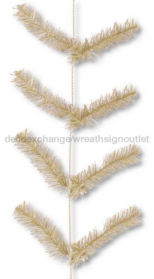 12" X 9' Work Garland X22 Ties X22 Ties, Burlap Color XX7520W4 - DecoExchange