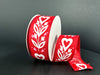 Rd Stn/Wht-Pnk Flwr Hrts, 1.5"X10Y 12611-09-12 - DecoExchange®