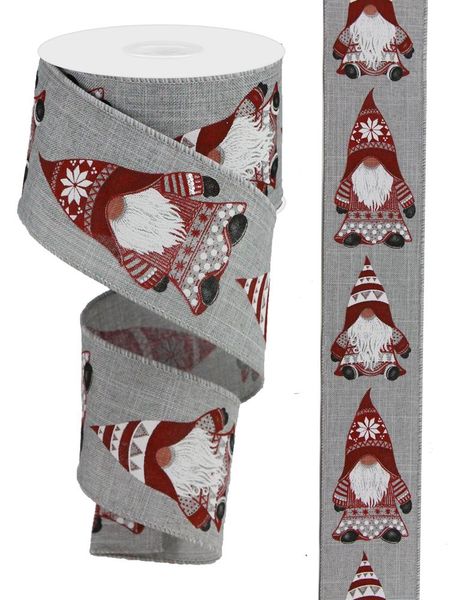2.5"X10YD Gnome on Royal Lt Grey/Red/Black/Org/Wht RGC116310