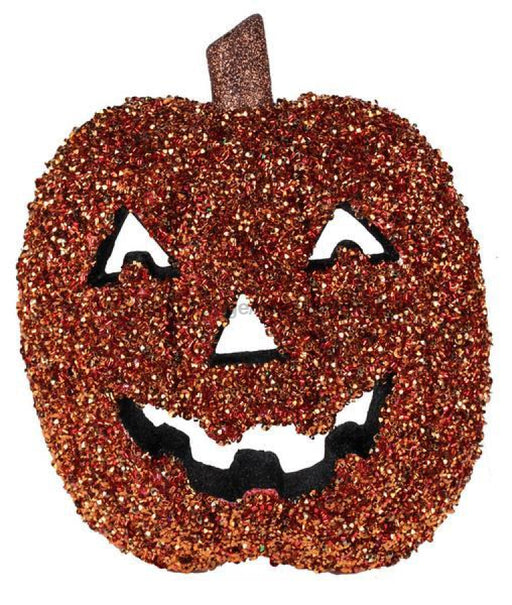 12"H Jack-O-Lantern Red/Orange HH8467BF - DecoExchange