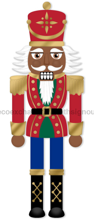 12’’H X 4’’L Traditional Nutcracker Sign Brown/Red/White/Gold MD167002 Sign