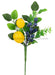 12’’L Mixed Greenery Lemon Blueberry Pick Yellow/Blue/Green Ec8259