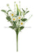 12’’L Spring Daisy/Eucalyptus Pick Ivory/Green Fh7975R3 Greenery