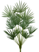 Plastic Fan Palm Bush X 18 H28 13691GN - DecoExchange®