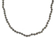 39"L Small Round Wood Bead Garland Grey Wash MZ197932