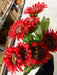 Sunflower Bush - 9 Stems - Red - 12042 - DecoExchange®