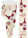 2.5"X10YD Wine Bottle on Royal Cream/White/Burg RGC134438