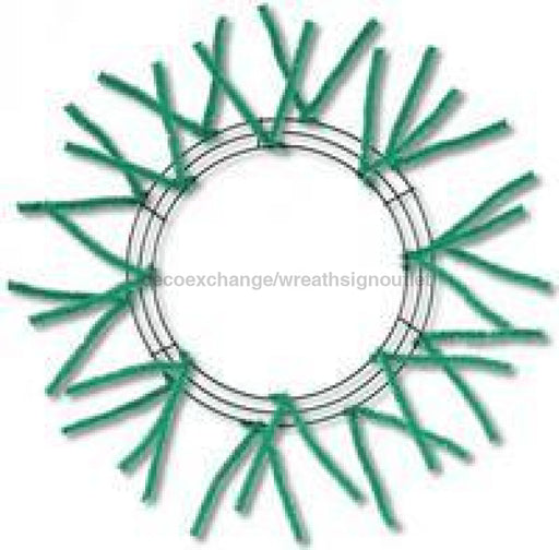 15"WIRE,25"OAD-PENCIL WORK Form Emerald Green XX750406 - DecoExchange