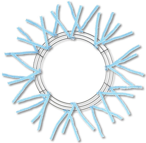 15"WIRE,25"OAD-PENCIL WORK Form sky Blue XX750469 loop - DecoExchange