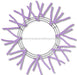 15"Wire,25"Oad-Pencil Work Wreath X18 Ties, Lavender XX750413 - DecoExchange