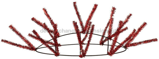 15"Wire,25"Oal-Work Table Rail Piece X11 Ties, Met Red XX747924 - DecoExchange