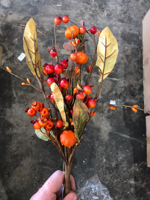 16 In Mini Pumpkin Berry Pick 61174 - DecoExchange