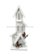 16’’ Wooden House 5 Led Lights 84013Wt Base
