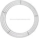 16"Dia Wire Wreath Frame X4 Black MD070302 - DecoExchange