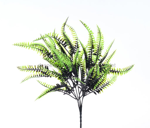 16’’L Fern Bush Black/Lime Green HH760452 Greenery