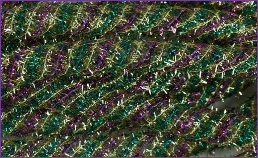 16Mmx8Yd Tinsel Tubing Mardi Gras RE3583J4 - DecoExchange