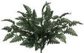 17.5" SILK LEATHER LEAF BUSH FG5072 - DecoExchange