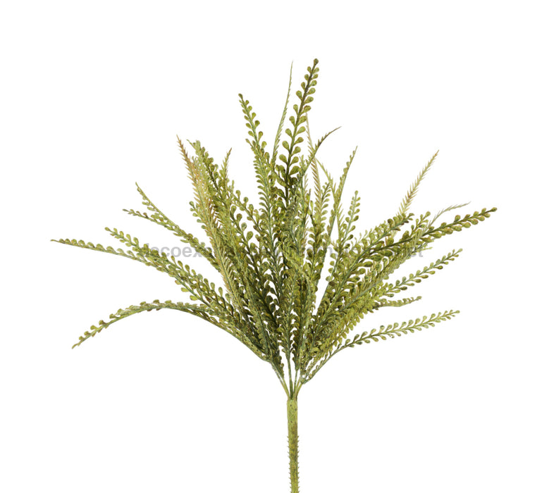17.5’’H Sword Fern Bush Green W/Mustard Wash Fp105040 Greenery