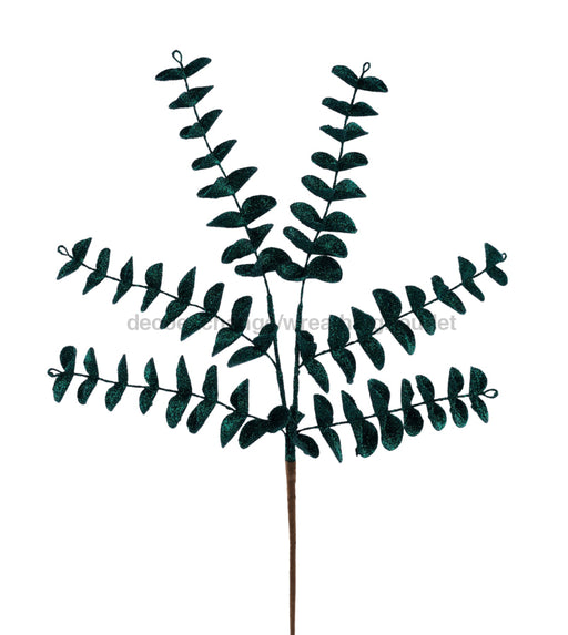 17’’L Glitter Eva Eucalyptus Pick Hunter Green XS235112 Pick