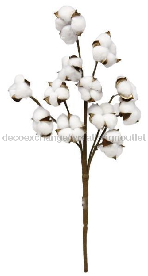 18.5"L Cotton Spray Natural FH7539 - DecoExchange