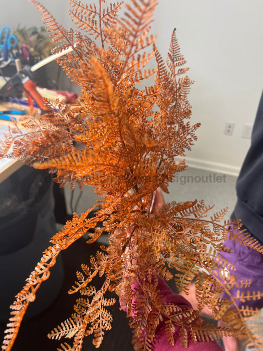 18 In Plastic Fern Bush 85367-UV-BRN Pick