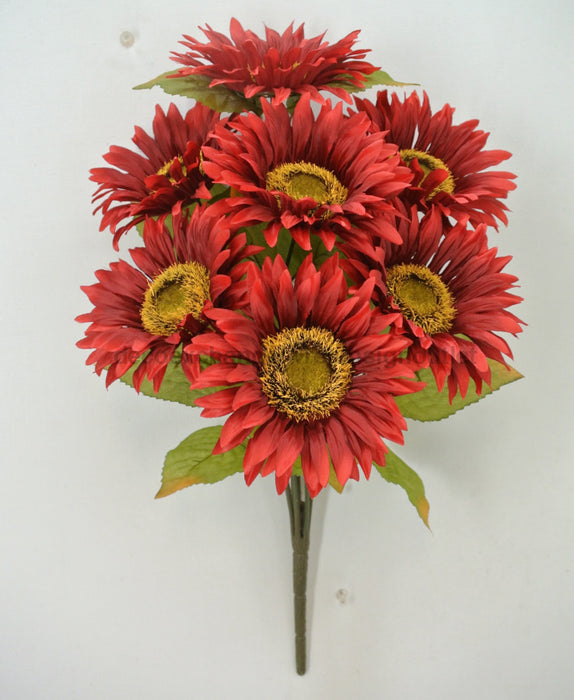 18 In Satin Sunflower Bush 84483 RD Greenery